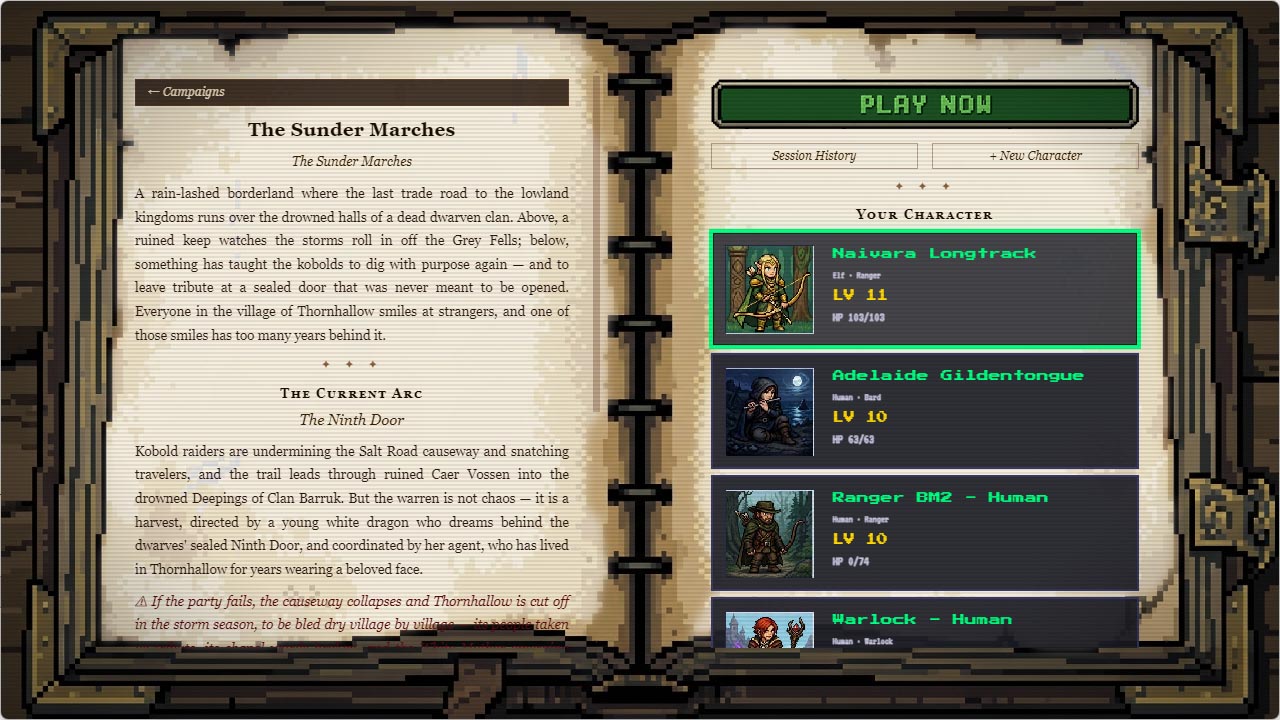 Join campaign book lobby experience